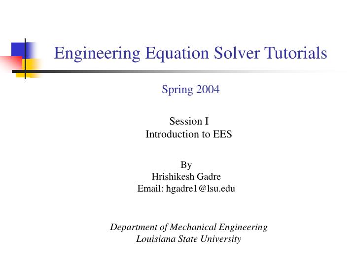 engineering equation solver download
